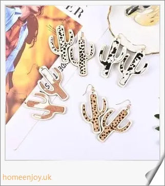 Cactus Tree Earrings - Sustainable and Unique Botanical Accessories