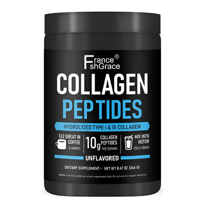 Collagen vitamin capsules 246g bottle with label, single pack for daily collagen supplementation