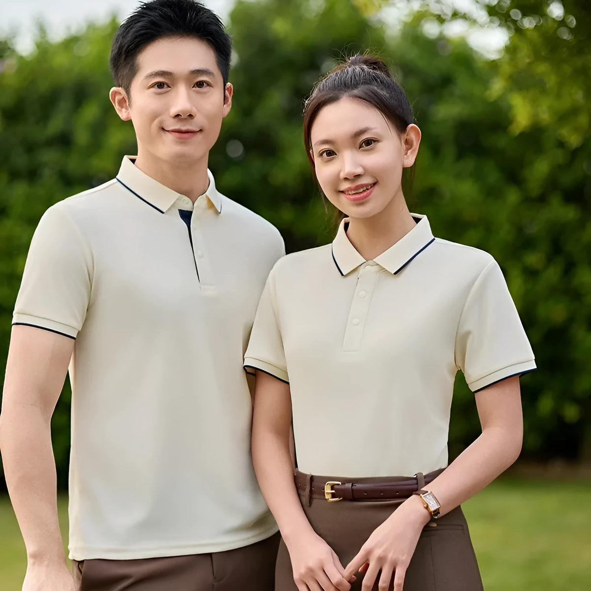 Women's viscose lapel short sleeve overalls in solid colour with pullover style