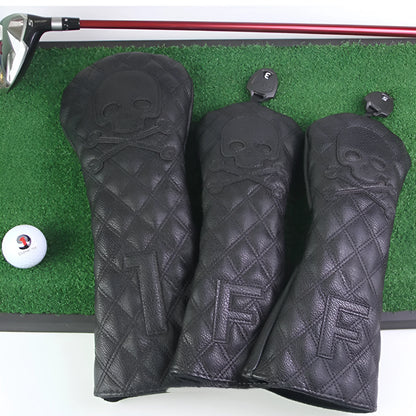 Golf waterproof protective cover for wooden poles in black and white options