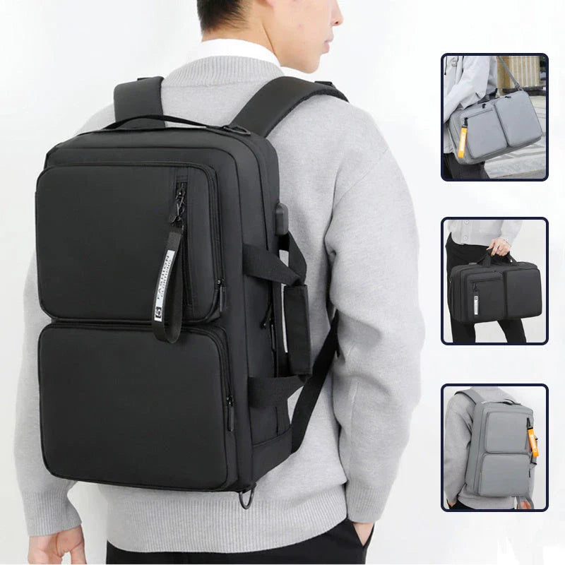 Premium Multifunctional Backpack - Large Capacity Business Laptop Bag for Commuting, Travel, and School