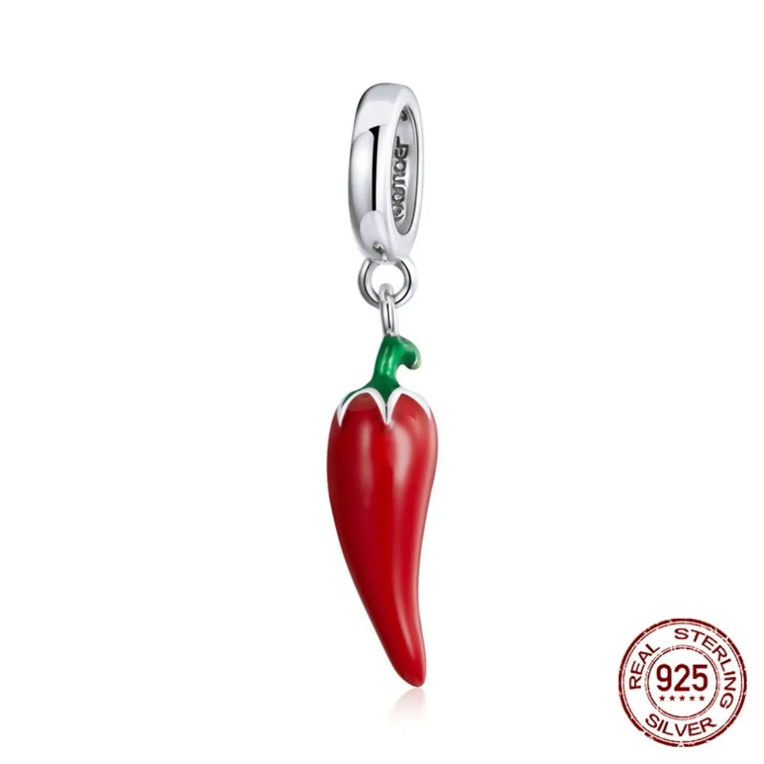 Korean style S925 sterling silver leaf pendant with electroplated BSC461 colour finish