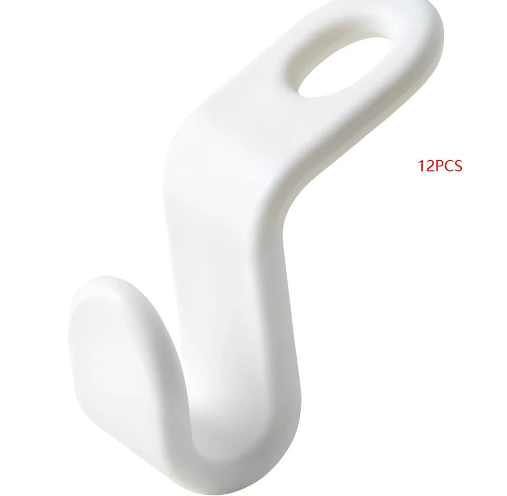 Plastic closet stack hanger rack with 6x2cm PP connectors for vertical garment stacking