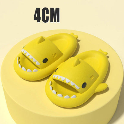 Cozy shark-themed slippers made of premium EVA material for indoor and outdoor wear