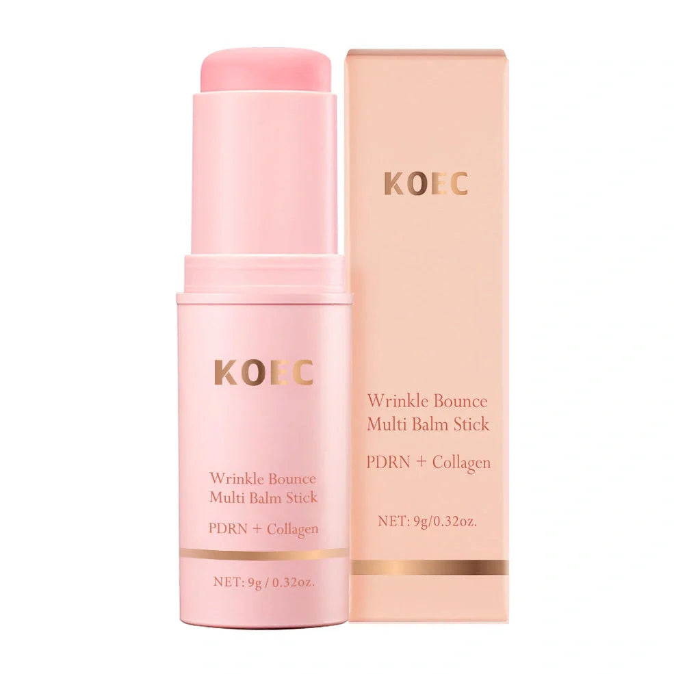 KOEC Pink Moisturising Essence Stick 9g showing stick format for direct facial application