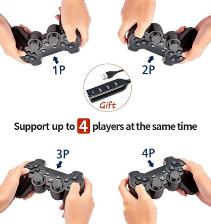 Wired USB game controller with SNES-style buttons for Super Console X retro gaming