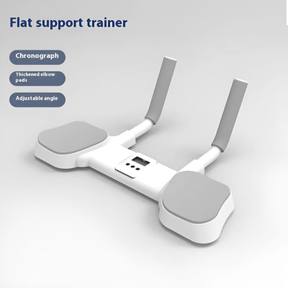 White household flat support trainer with alloy aluminium tube and ABS construction for home fitness exercises