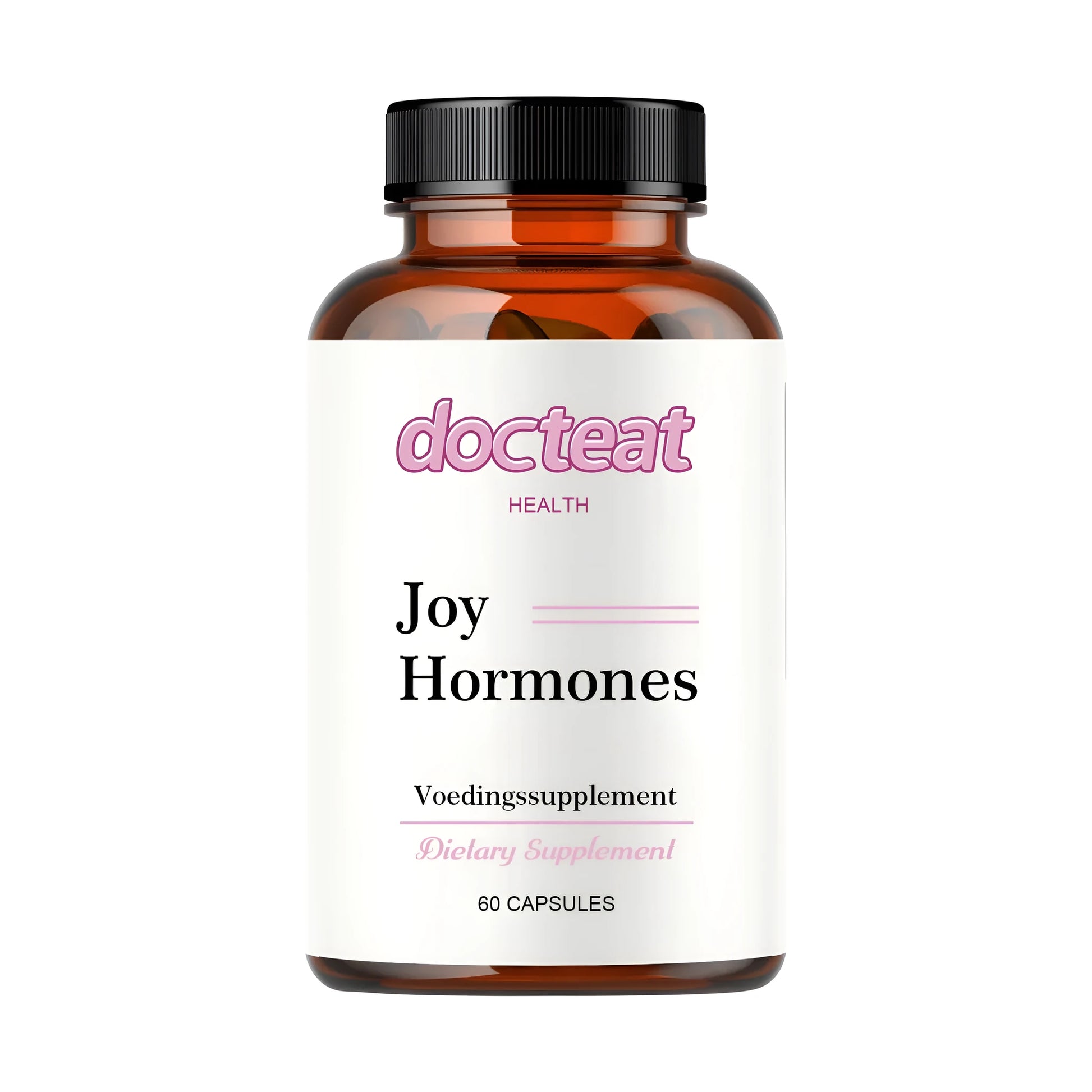 Bottle of 60 dietary supplement capsules containing evening primrose oil, collagen, and herbal extracts