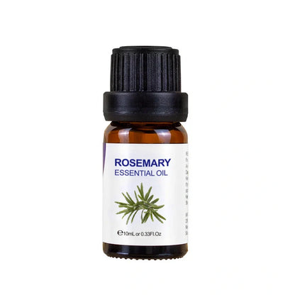 10ml bottle of pure rosemary essential oil for skincare and aromatherapy applications