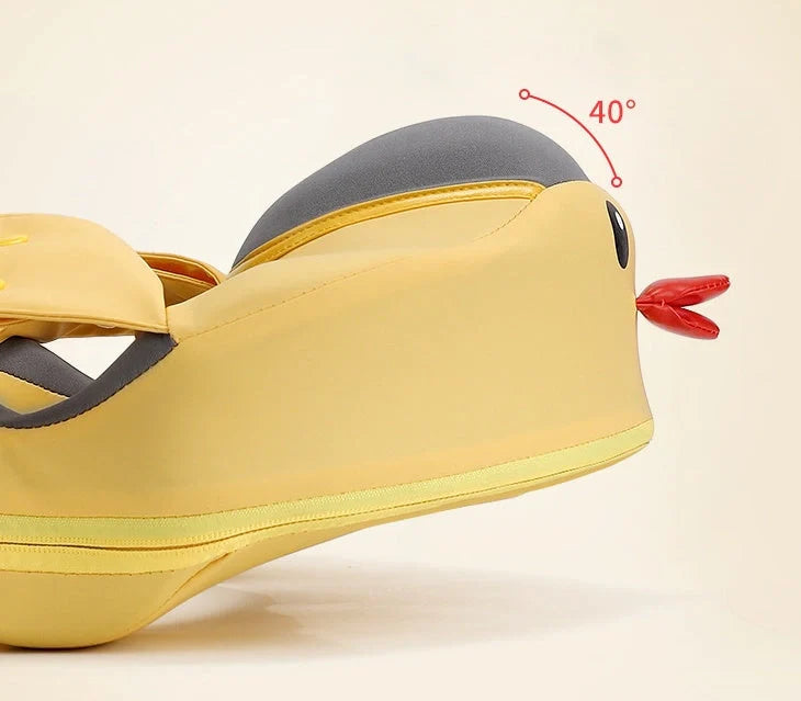 Duckling Underarm Swimming Ring for toddlers in yellow with airtight design
