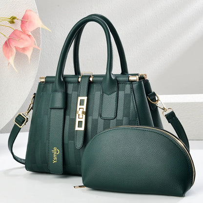 Round crossbody shoulder handbag in PU leather, shown in a choice of eight colours including black, khaki, and pink.