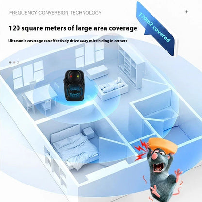 Advanced Ultrasonic Pest Repeller - Effective mosquito, rat, and insect control using eco-friendly high-frequency sound waves