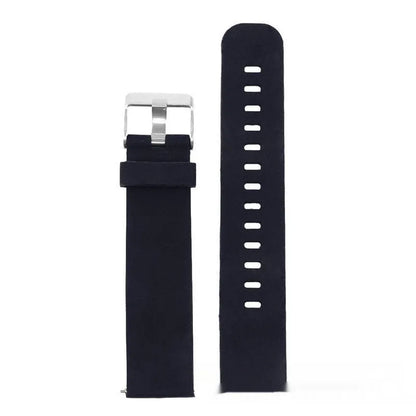 Solid colour silicone replacement strap for Jiaming Forerunner 245 sports watch in seven colour options