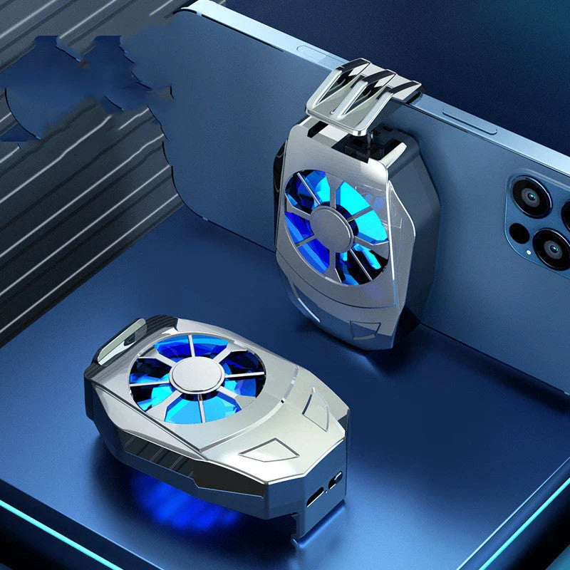 Powerful Mobile Phone Cooling Fan with Stand and Gamepad Holder