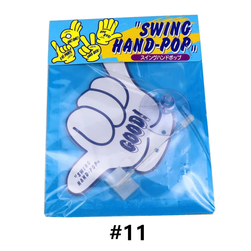 Swing hand cartoon aromatherapy pendant with jasmine green tea fragrance in multiple colour options