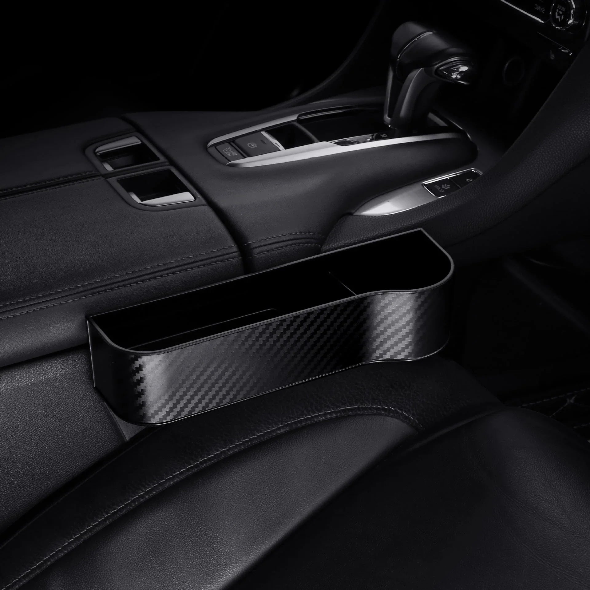 Convenient Car Seat Gap Organizer - Store Your Essentials Securely in Your Vehicle's Console Gap