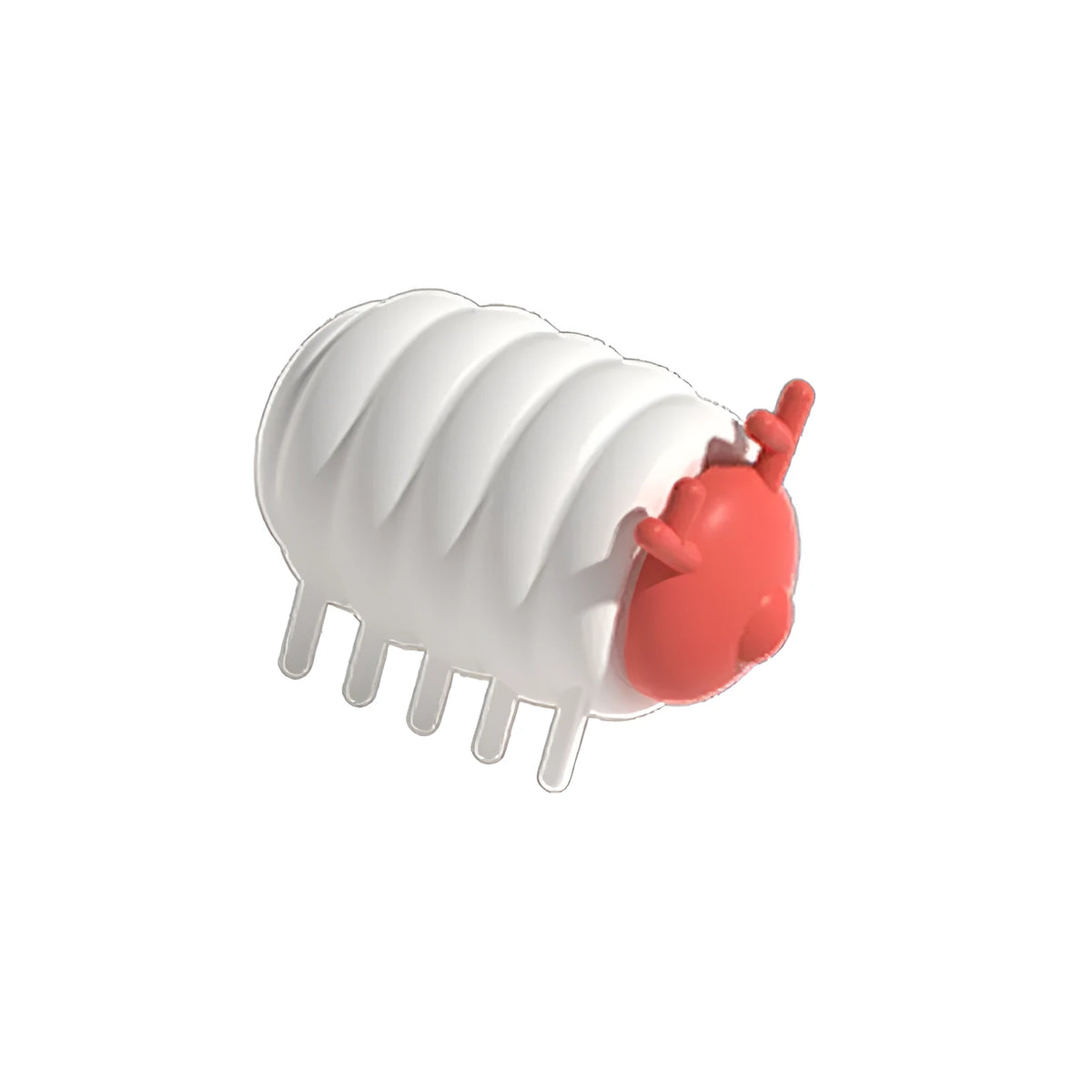 White interactive cat toy, smart electric, USB Type-C rechargeable, 20g silicone and PP, size 47 * 29 * 27