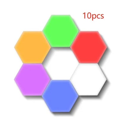 Helios honeycomb modular touch wall lamp in modern minimalist design with LED illumination
