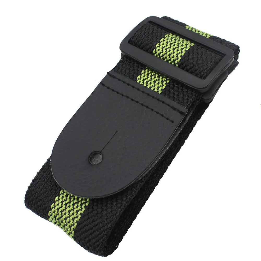 Woven crossbody strap for guitars and ukuleles in multiple colours with adjustable length
