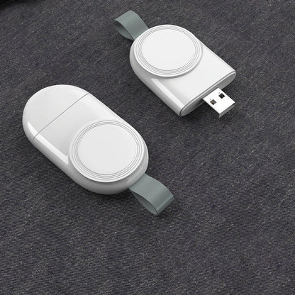 Premium wireless charging dock for Apple Watch, featuring compact design, durable materials, and intelligent charging protection