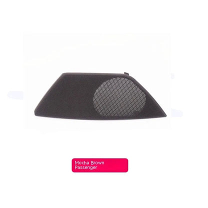 BMW 5 Series front door speaker cover in ABS PC plastic, shown in a selection of colours.