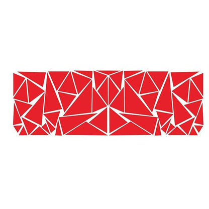 Geometry pattern car modification sticker for rear wheel arch decoration in five colour options