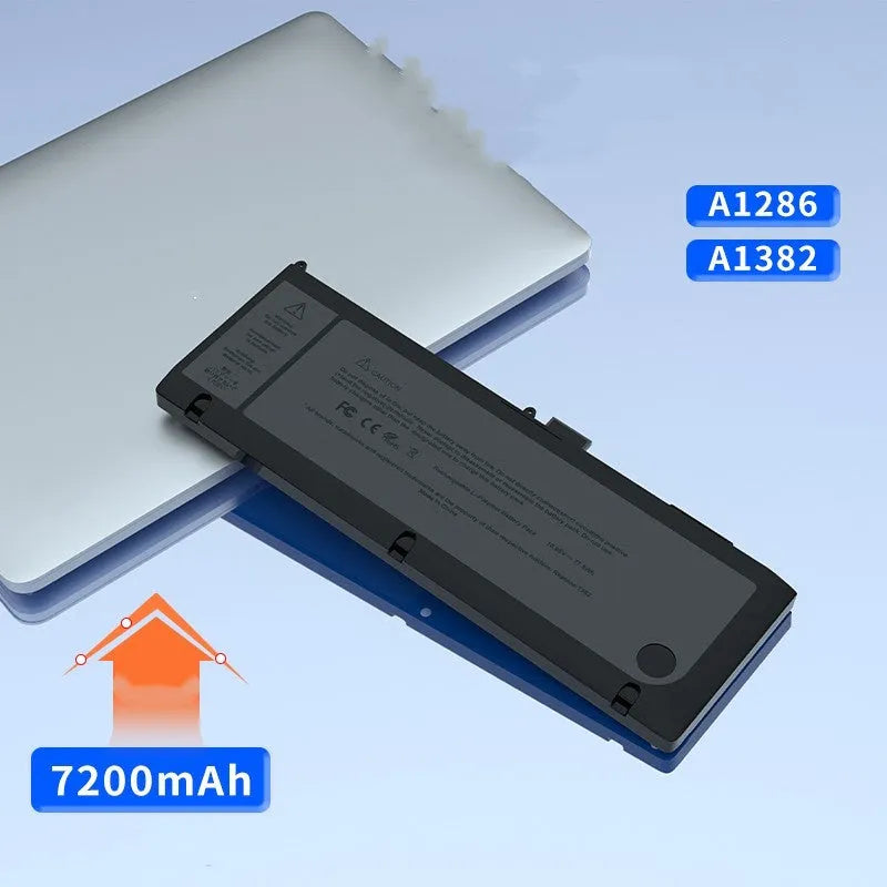 Apple MacBook Pro replacement battery A1286 A1382 A1321 7200mAh laptop battery