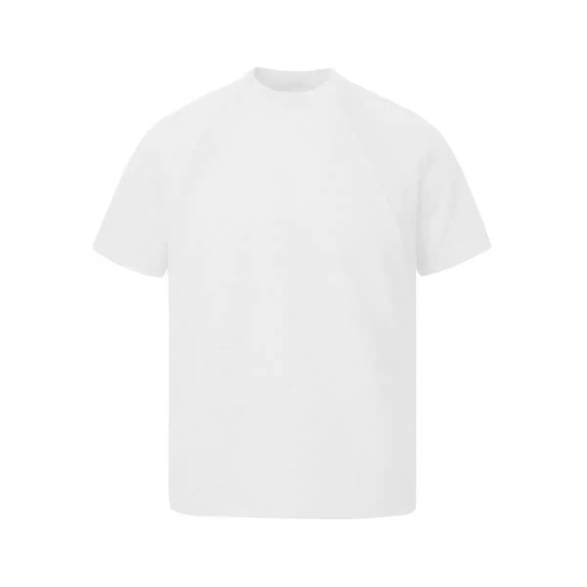 Loose-fit black short sleeve top with textured air layer stitching on a mannequin.