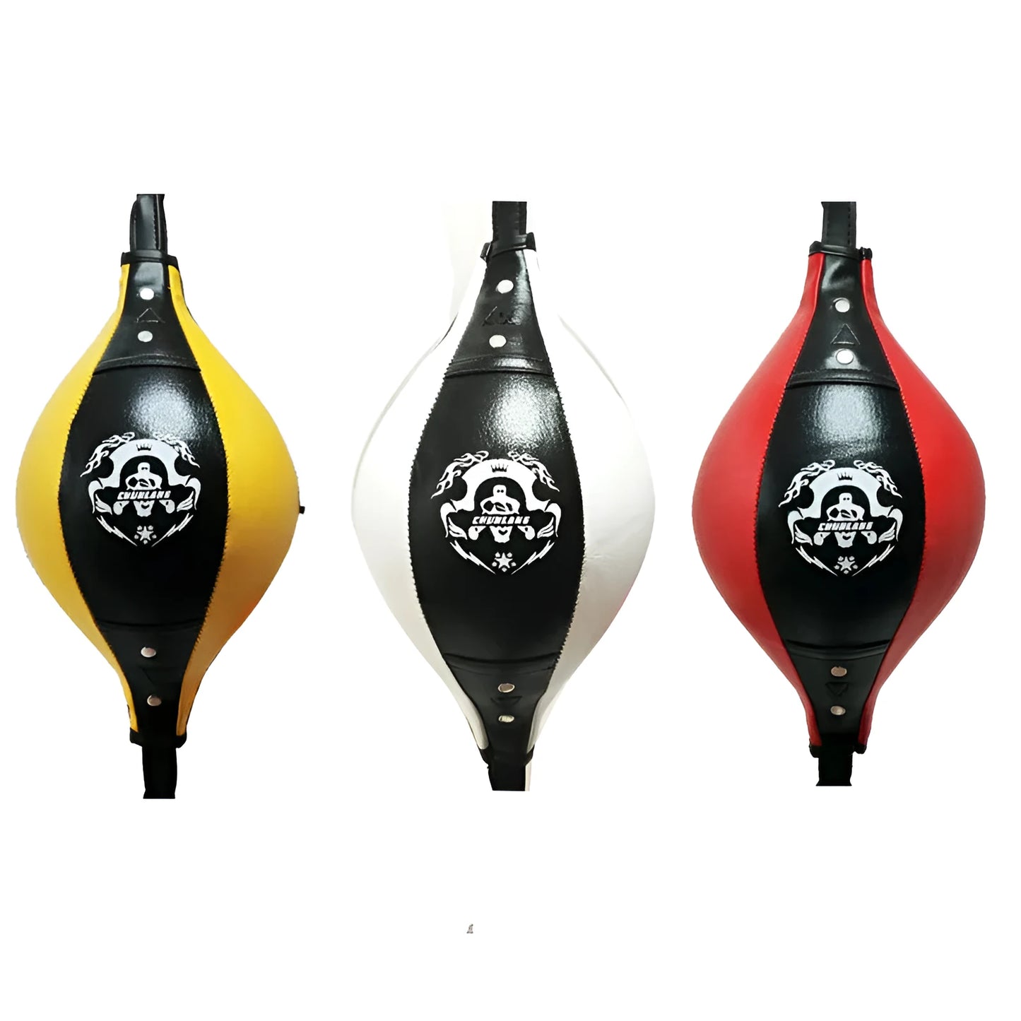 Diamond pattern boxing speed ball with inflator for martial arts training