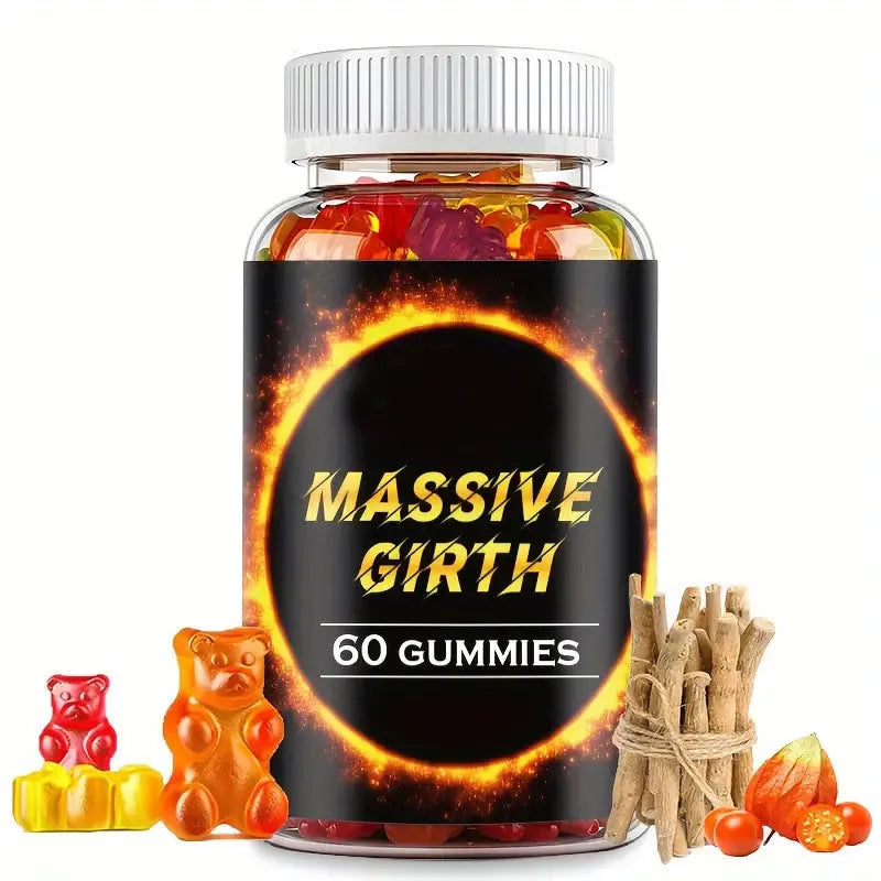 Container of dietary fibre gummies soft chew supplements with 60 tablets