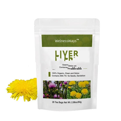 28-day herbal tea collection with multiple blends for women's body care