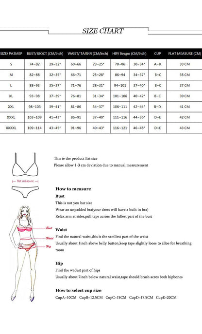 White three-piece backless push-up bikini set with matching skirt on a mannequin.
