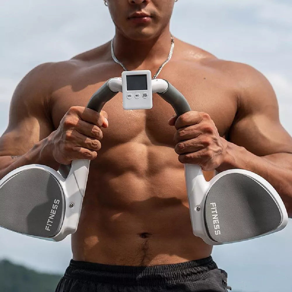 Sports Fitness Flat Support Trainer in black and white with anti-slip EVA base