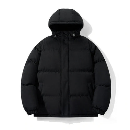Cotton chenille hooded coat in pink, black, khaki, and sky blue for autumn and winter wear