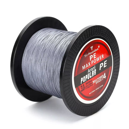4Braided Fishing PE Strong Pull Horse Main Line 300M - Durable SK-75 PE fibre