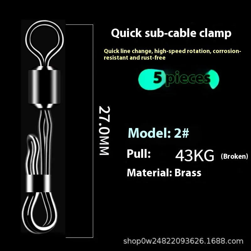 Brass quick change sub line clamp with quick release mechanism for fast wire changes