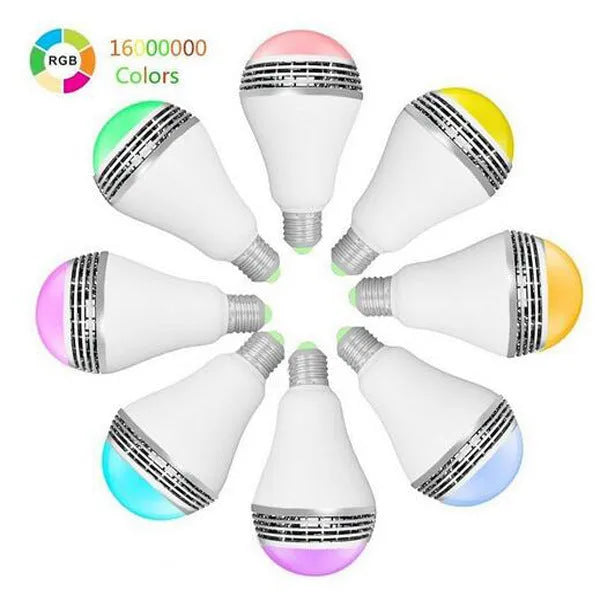 Creative Home white LED smart bulb with Bluetooth speaker inside for E27 fittings.