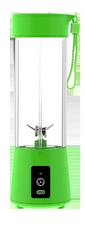 Portable electric juicer with stainless steel blade in various colors