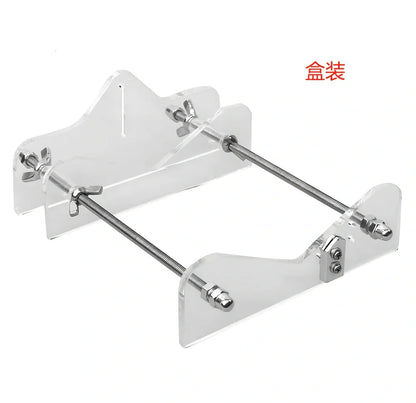 Black metal glass bottle cutter tool with adjustable stand for 0.5-2 inch diameter bottles