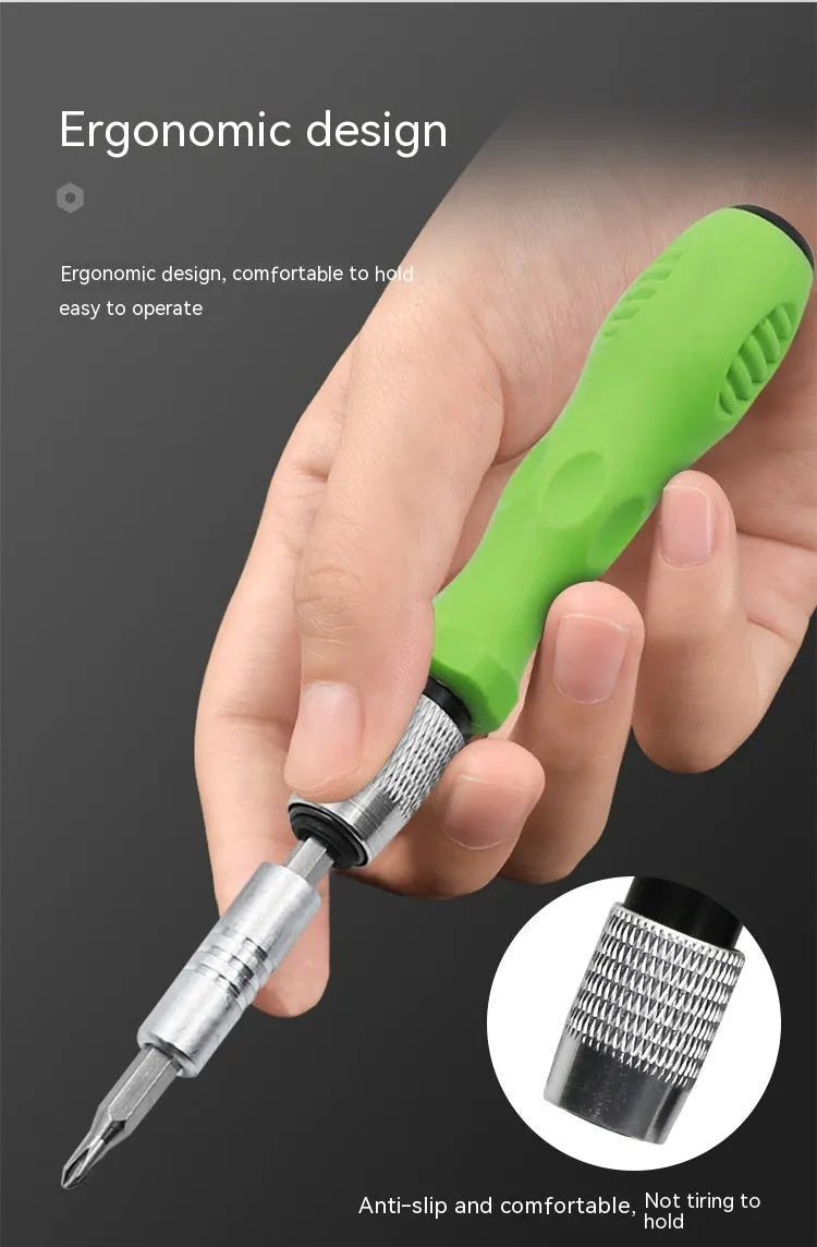 32-in-1 screwdriver set for mobile phone repair with precision bits for electronics disassembly