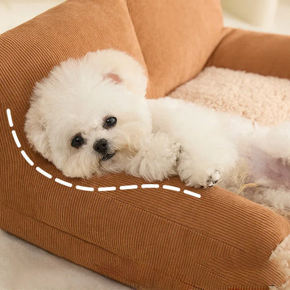 Universal four season dog kennel with warm cushion for small to medium pets