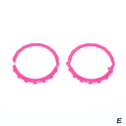 PS5 controller decorative ring in ten colour options including blue, green, pink, purple, red, and yellow