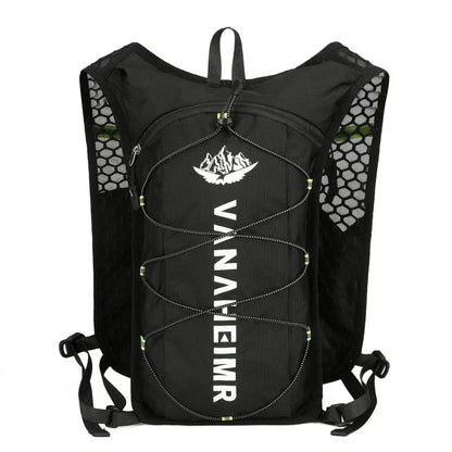 Ultra-light waterproof outdoor backpack in streamer orange colour with air pillow belt system