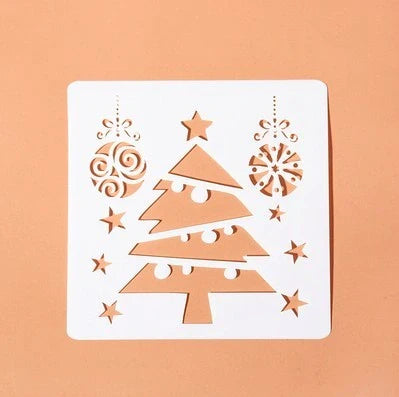 DIY Christmas Hand Tent Album Template Set for festive crafting projects