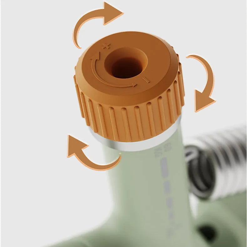 Adjustable count spring hand gripper in black, white, or green ABS plastic.