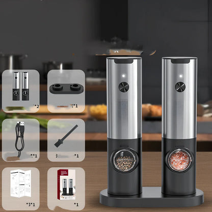 Home Simple Pepper Grinder with adjustable coarse to fine settings, 165mm height