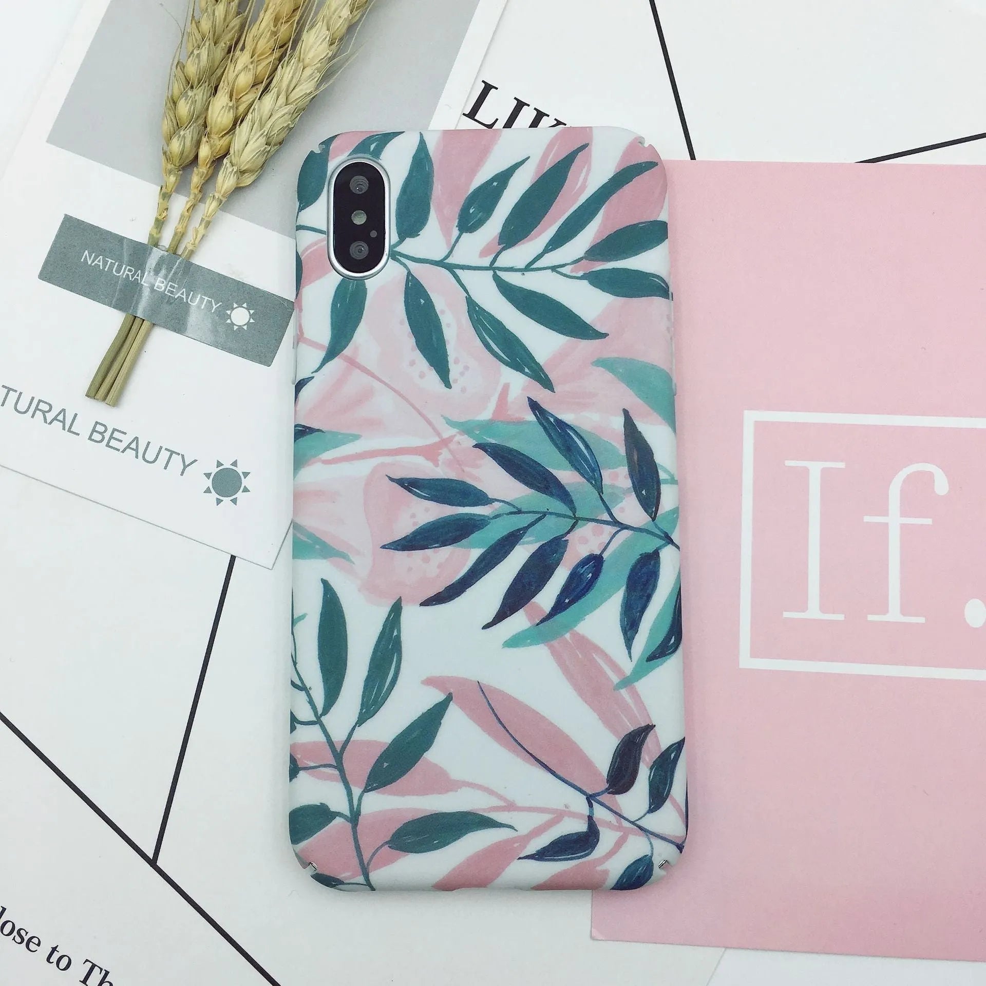 Green painted PC phone case back cover for OPPO VIVO iPhone smartphones
