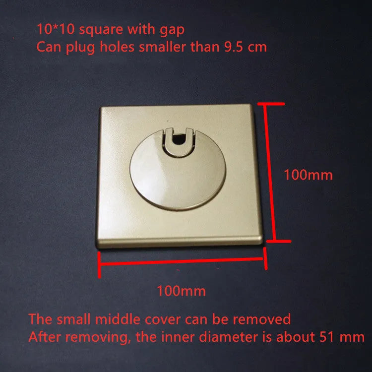 White ABS decorative covering ring for wall holes with adhesive backing in various styles and sizes