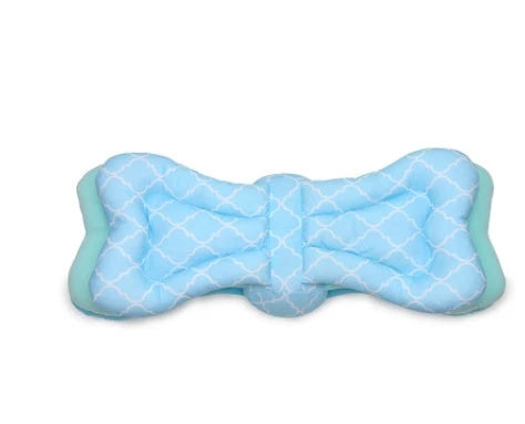 Adjustable breastfeeding pillow with soft, plush fill and rectangular shape for comfortable nursing