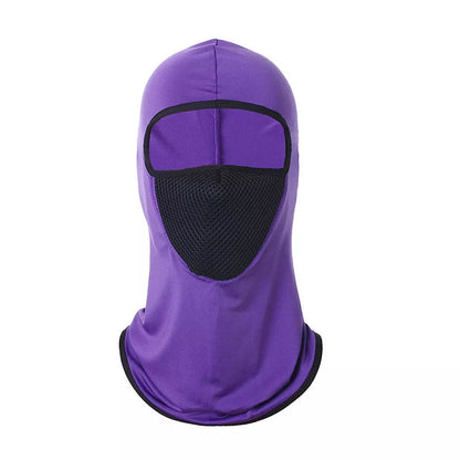 Lycra Soft Equipment Outdoor Windproof Sunscreen Hood in various colours